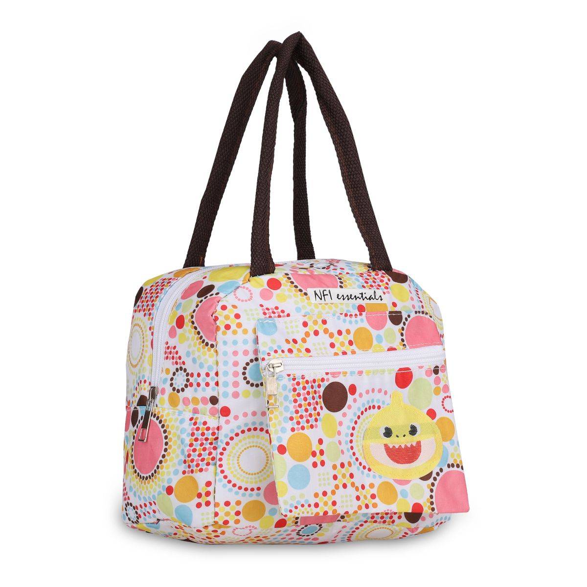 NFI Essentials Printed Lunch Bag Thermal portable Tiffin Bag for Food Travel & Picnic Lunch Bag