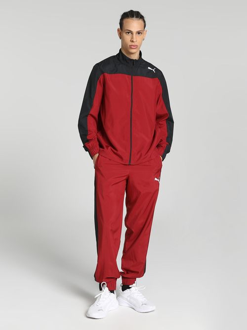 Puma TRAIN FAVORITE TRACKSUIT Men Red Track Suit (XS)