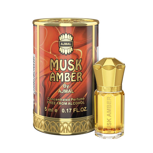 Buy Ajmal India Musk Amber Attar Concentrated Perfume For Him Online