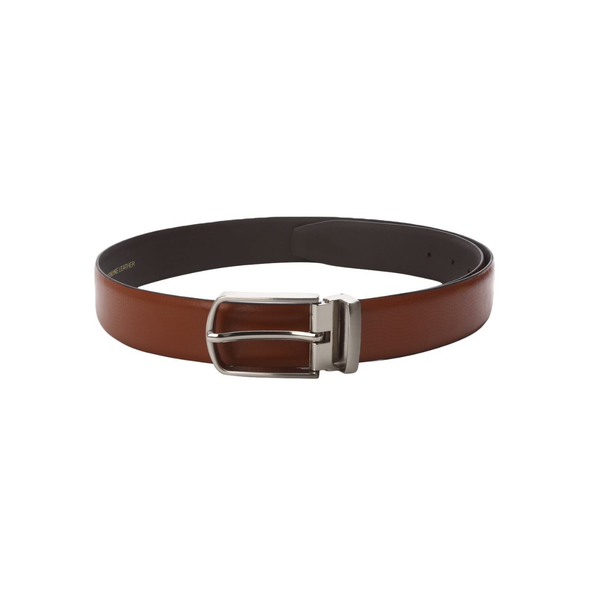 RedTape Men's Brown Beige Reversible Leather Belt