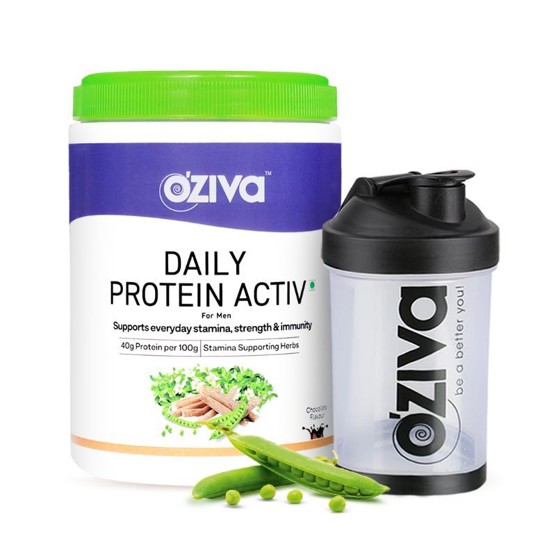 Oziva Daily Protein Activ For Men With Clean Whey Protein For Stamina