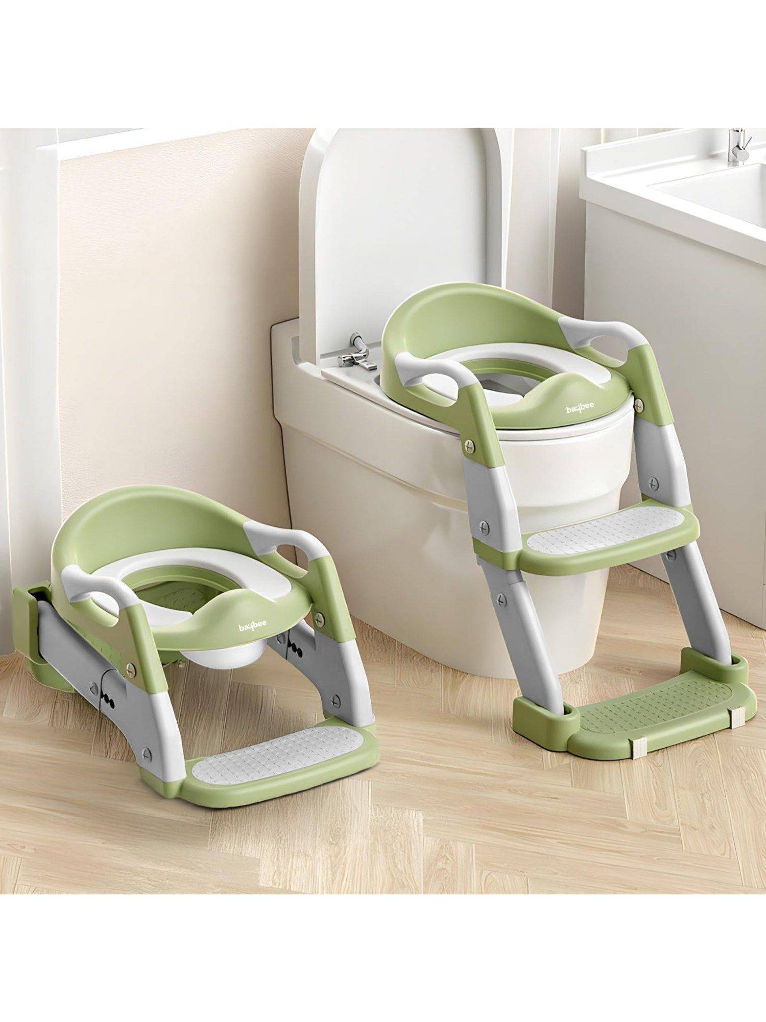 BAYBEE Green 3-In-1 Baby Potty Seat With Ladder For Kidsbaby Potty Chair Ladder