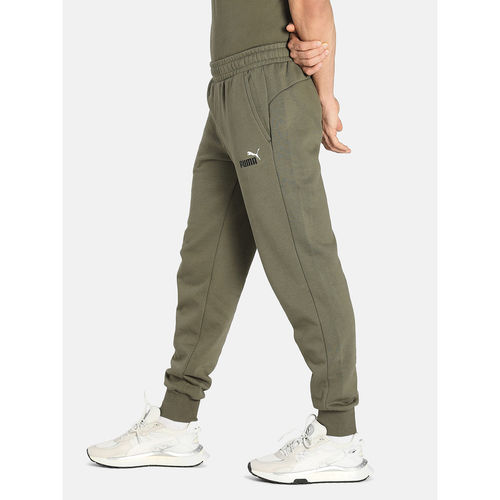 Buy Puma ESS Plus Col Logo Men Green Sweatpants (XS) Online