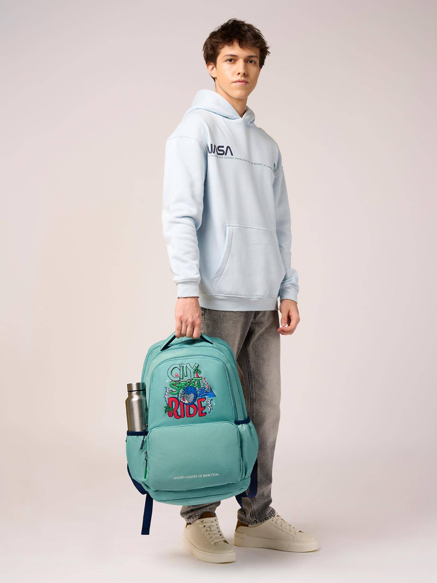 United Colors of Benetton Unisex Backpack Rider - Green