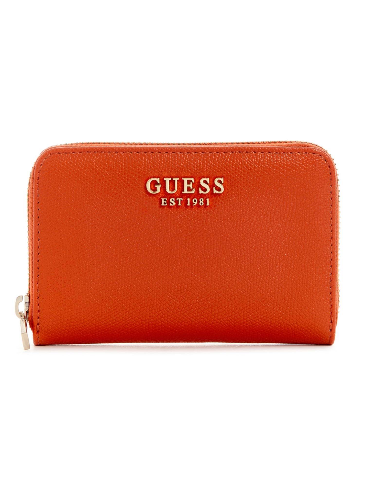 Guess Rust Solid Amorette Zip-Around Wallet