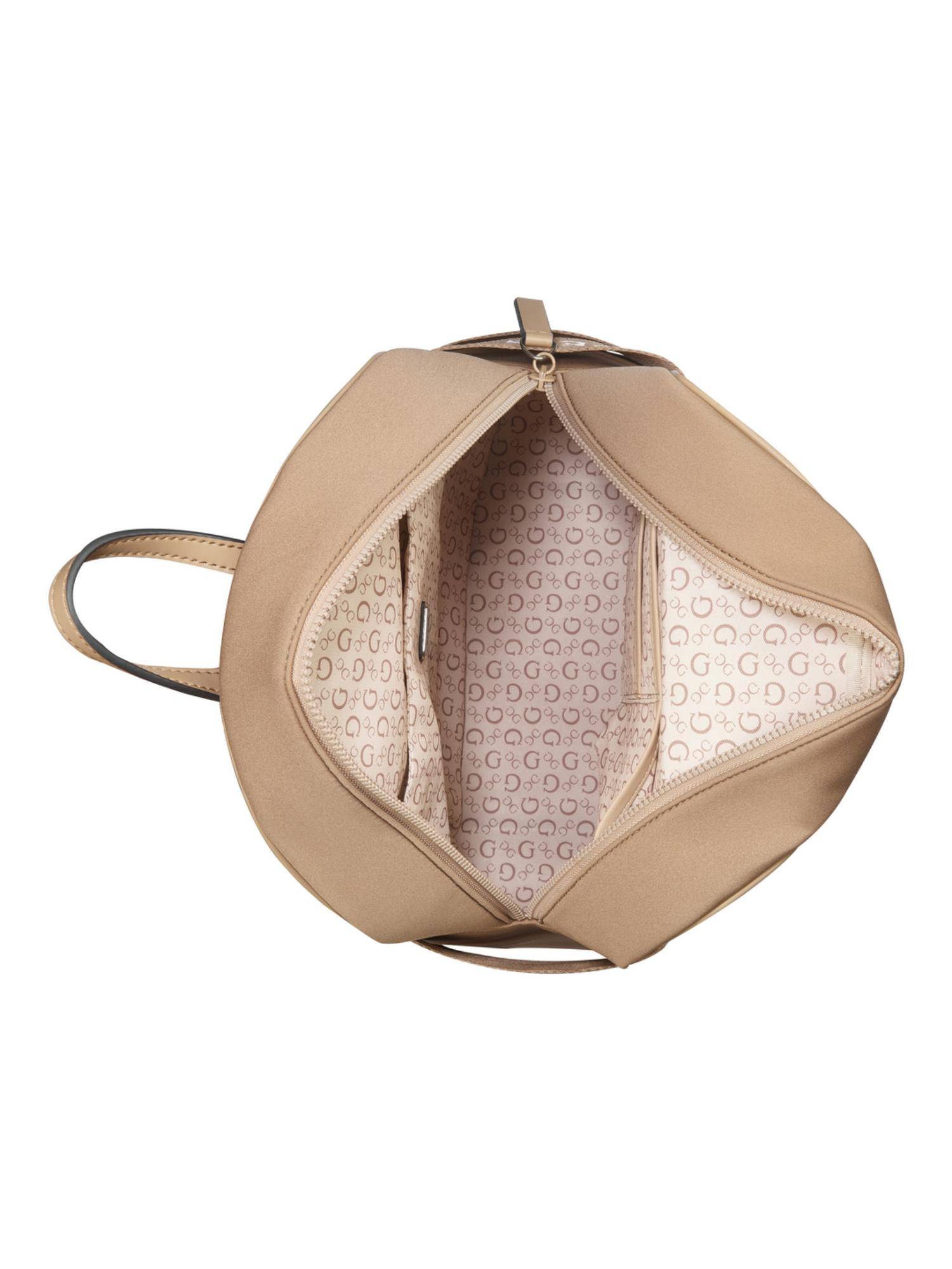 Buy Guess Brown Solid Garnon Backpack Online