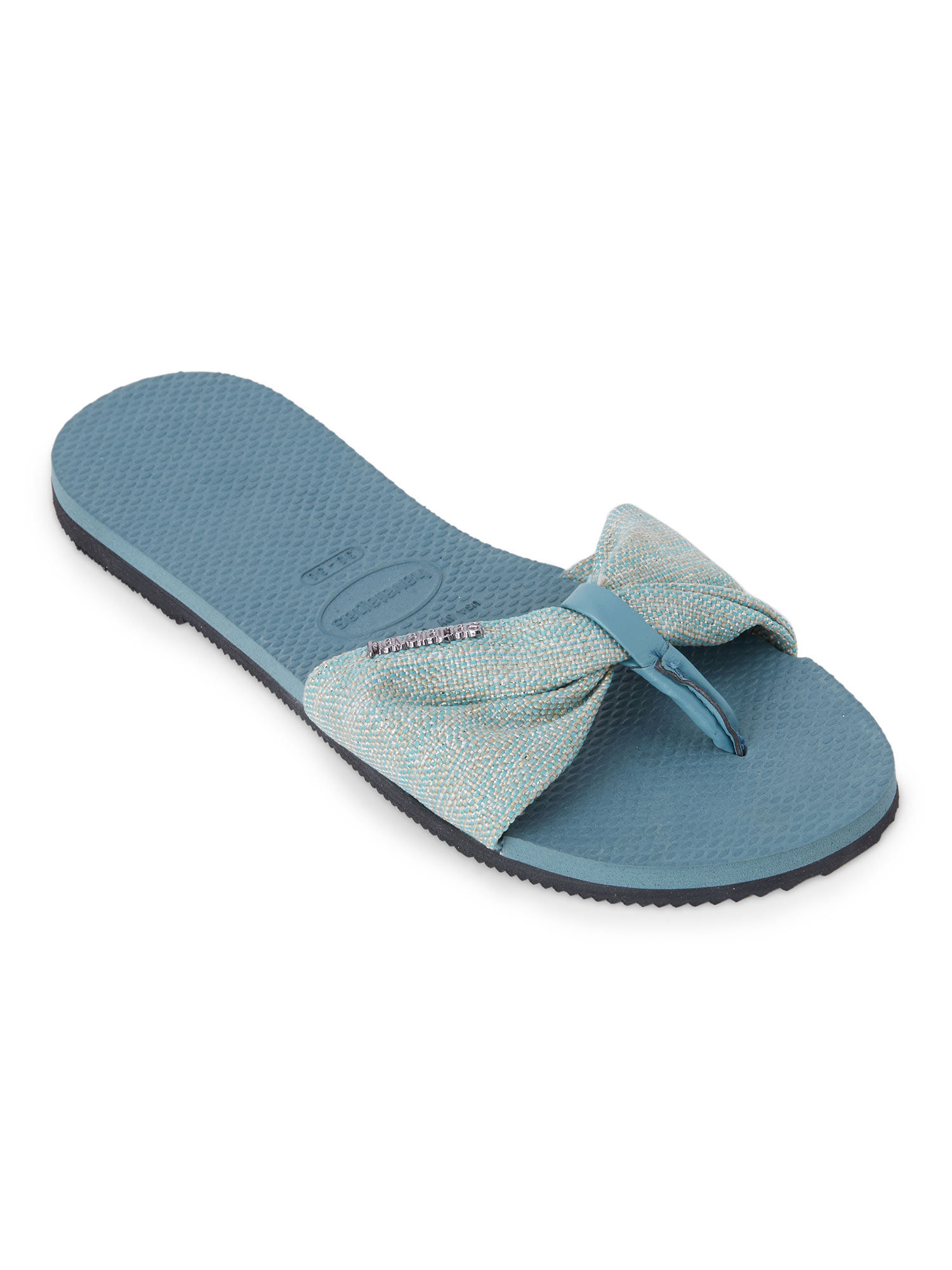 Buy Havaianas Blue You St Tropez Material Flats Online