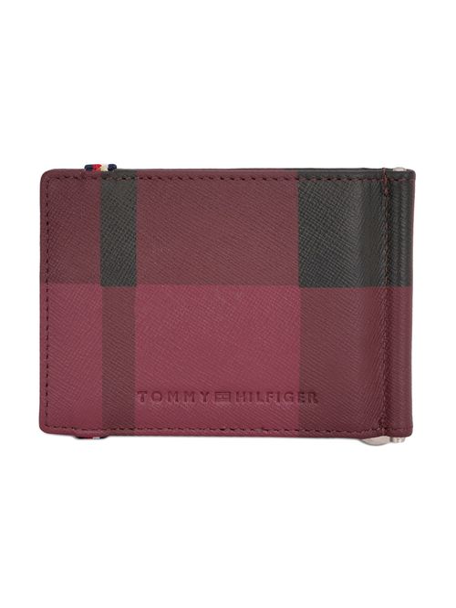 Buy Tommy Hilfiger Newburg Men Leather Money Clip Wallet Maroon