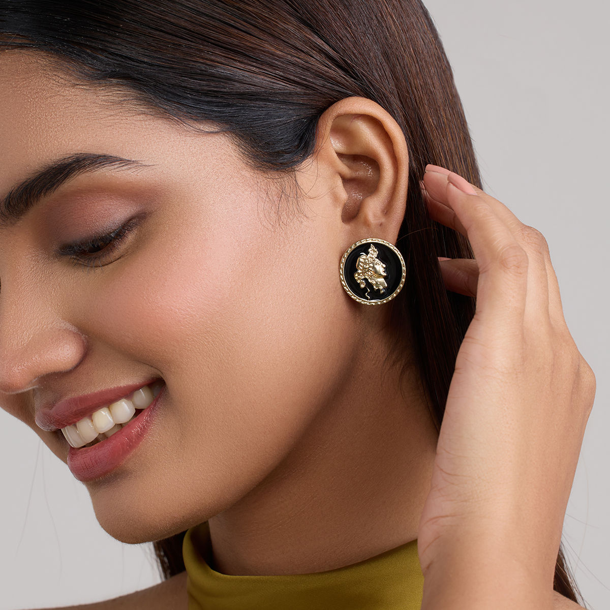 Versace Logo Earrings retailers 2024