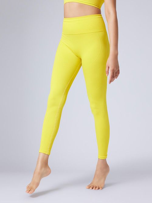 Season Yellow Spandex Pants FEIER Agile Yellow Leggings (M)