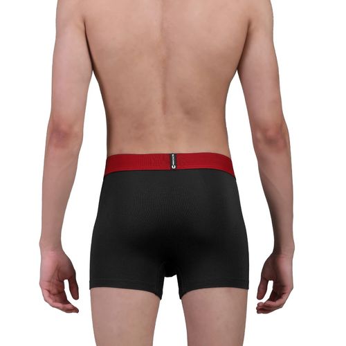 FREECULTR Mens Underwear AntiBacterial Micromodal AntiChaffing Trunk, Pack  of 3 - Multi-Color (L)
