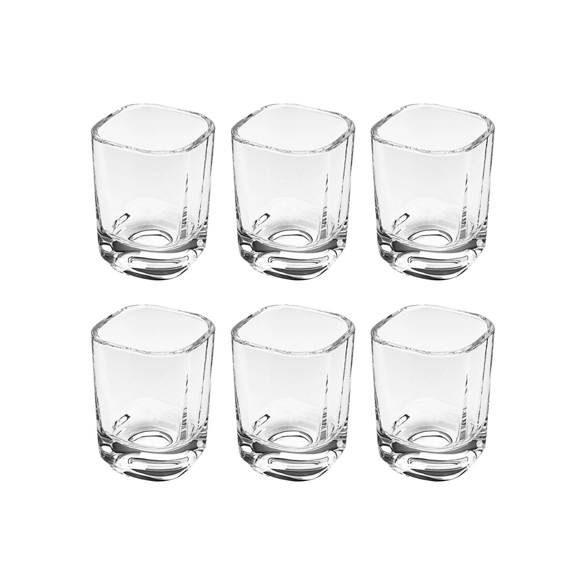 Ocean Verrine Shot Glass Set 60 Ml Capacity Durable and Stylish Glassware Transparent Set of 6