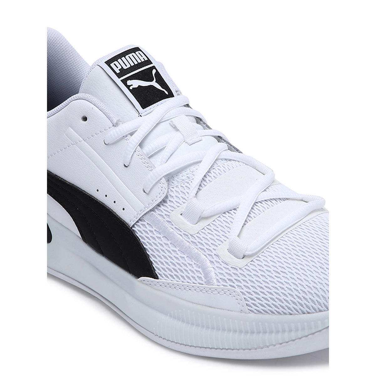 Puma clyde white top basketball