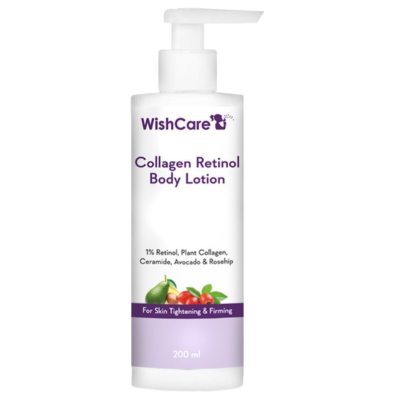 Wishcare Collagen 1% Retinol Body Lotion For Skin Tightening & Firming - With Niacinamide & Rosehip