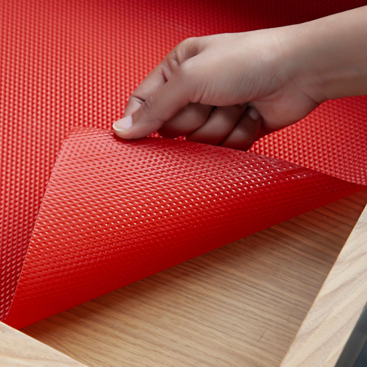 Buy OBSESSIONS NonAdhesive EVA Drawer and Shelf Liner, Red Online