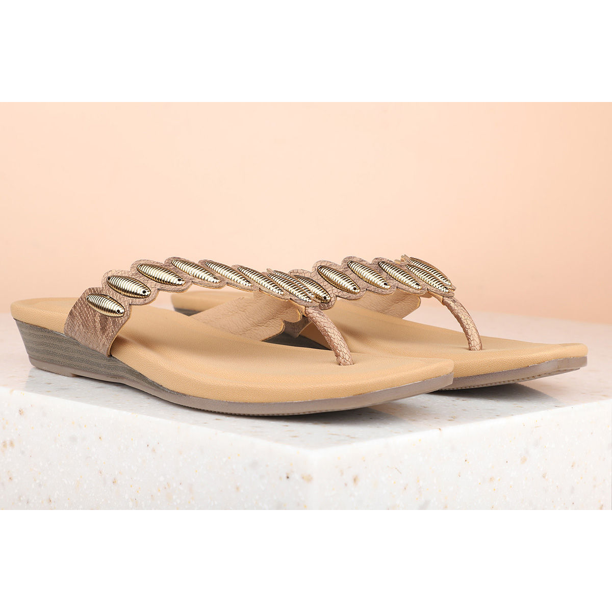 Buy Inc.5 Solid Gold Flats online