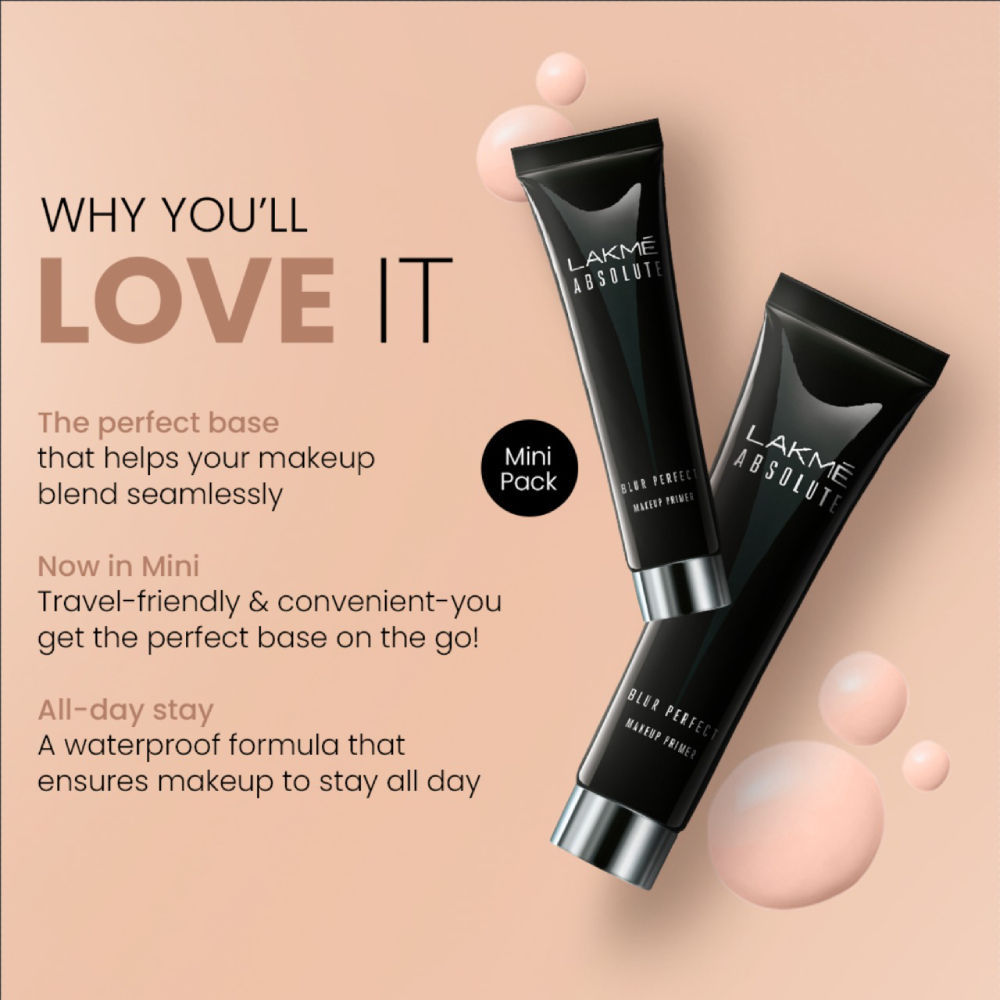 Lakme Absolute Blur Perfect Makeup Primer Mini Buy Lakme Absolute Blur Perfect Makeup Primer