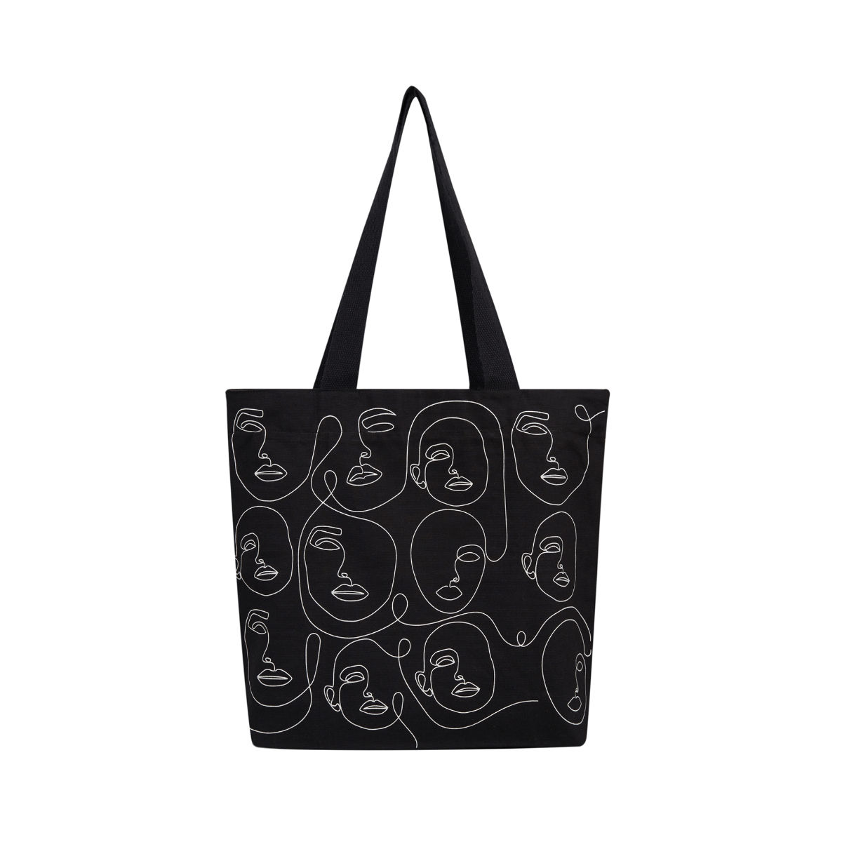 Buy Doodle Collection Premium Zippered Pure Organic Cotton Tote Bag ...