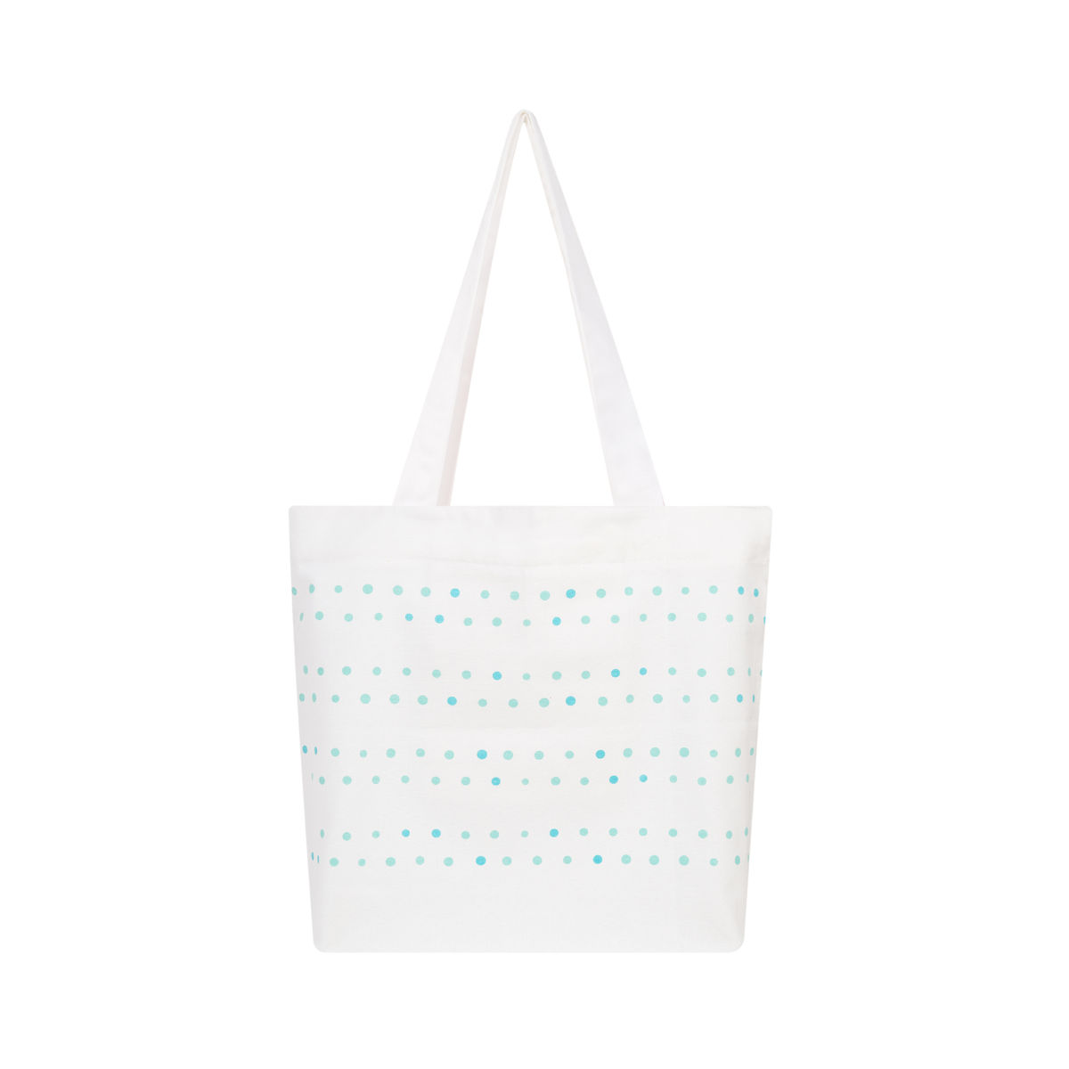 Doodle Collection Premium Zippered Pure Organic Cotton Tote Bag