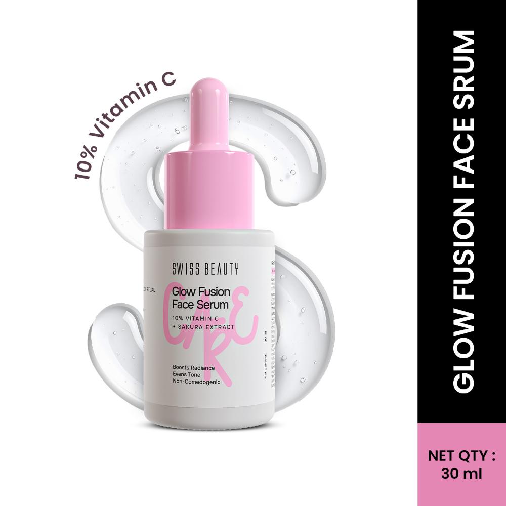 Swiss Beauty Care Glow Fusion Face Serum - 10% Vitamin C & Sakura Extract