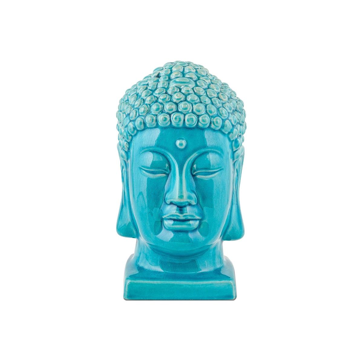 Pure Home + Living Large Blue Buddha Head Buy Pure Home + Living Large