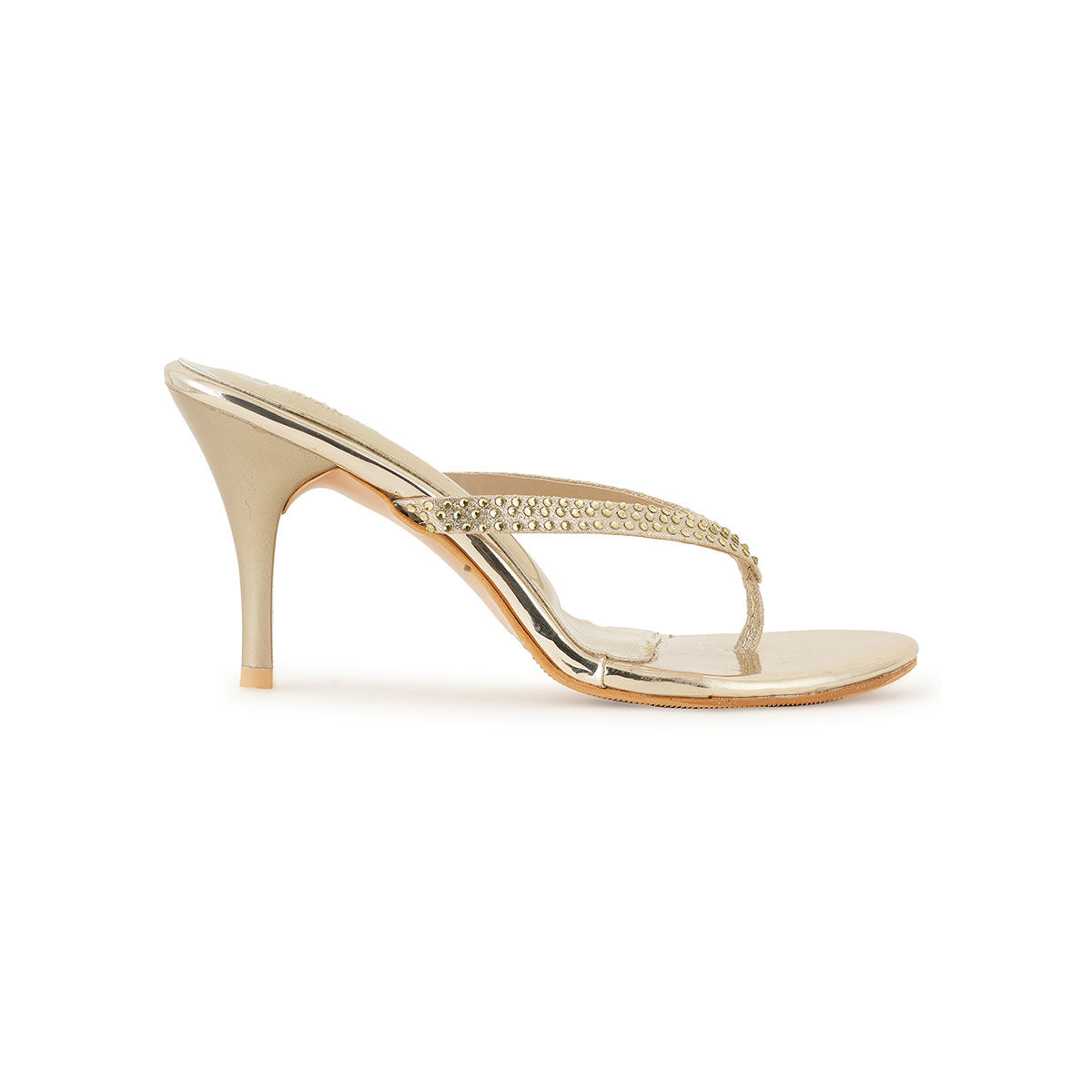 Buy Scentra Sage Gold Party Heels Online