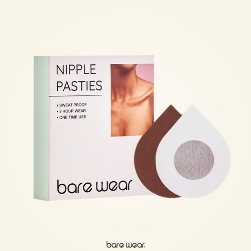 Buy bare wear Nipple Pasties for Complete Coverage Sweatproof