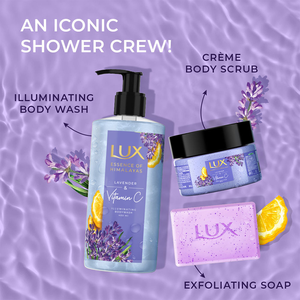 Lux Essence Of Himalayas Lavender & Vitamin C Body Scrub: Buy Lux ...