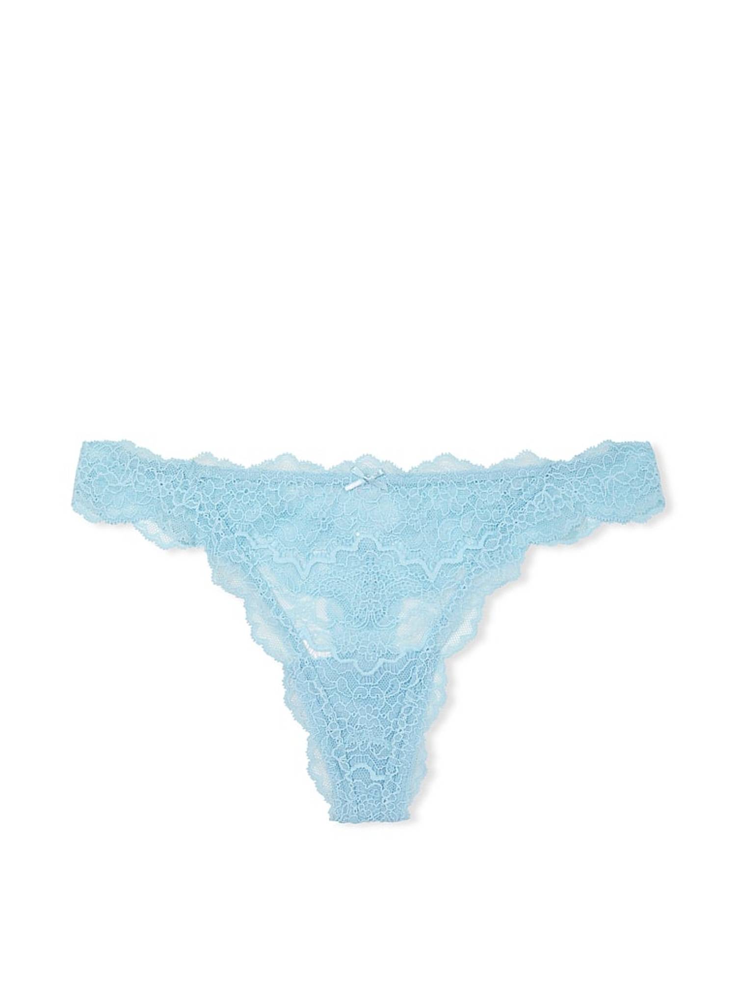 Victoria's Secret Dream Angels Thong Panty Blue