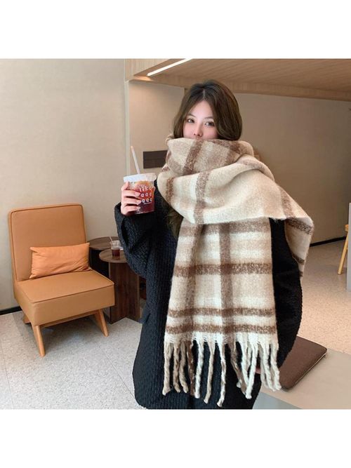 CrossKulture Women Winter Scarf Beige