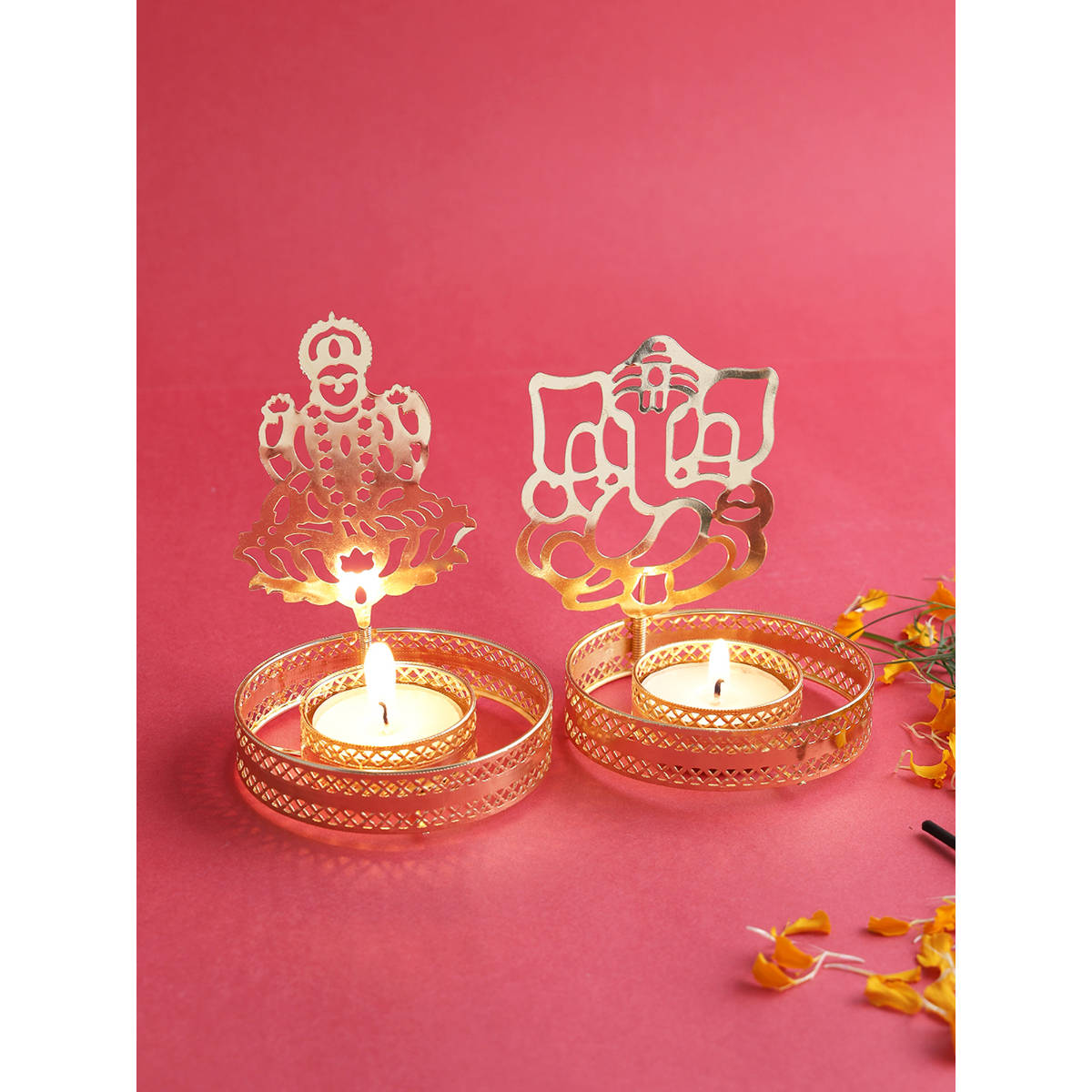 AAPNO RAJASTHAN Set of 2 Laxmi Ganesh Diya