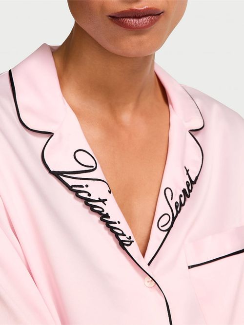 open lace back dress Victoria's Secret The Tour '23 Iconic Pink Stripe Robe, Women's Lingerie,  Embroidery Details, Satin Fabric (XS/S) at Amazon Women's Clothing store main image 0