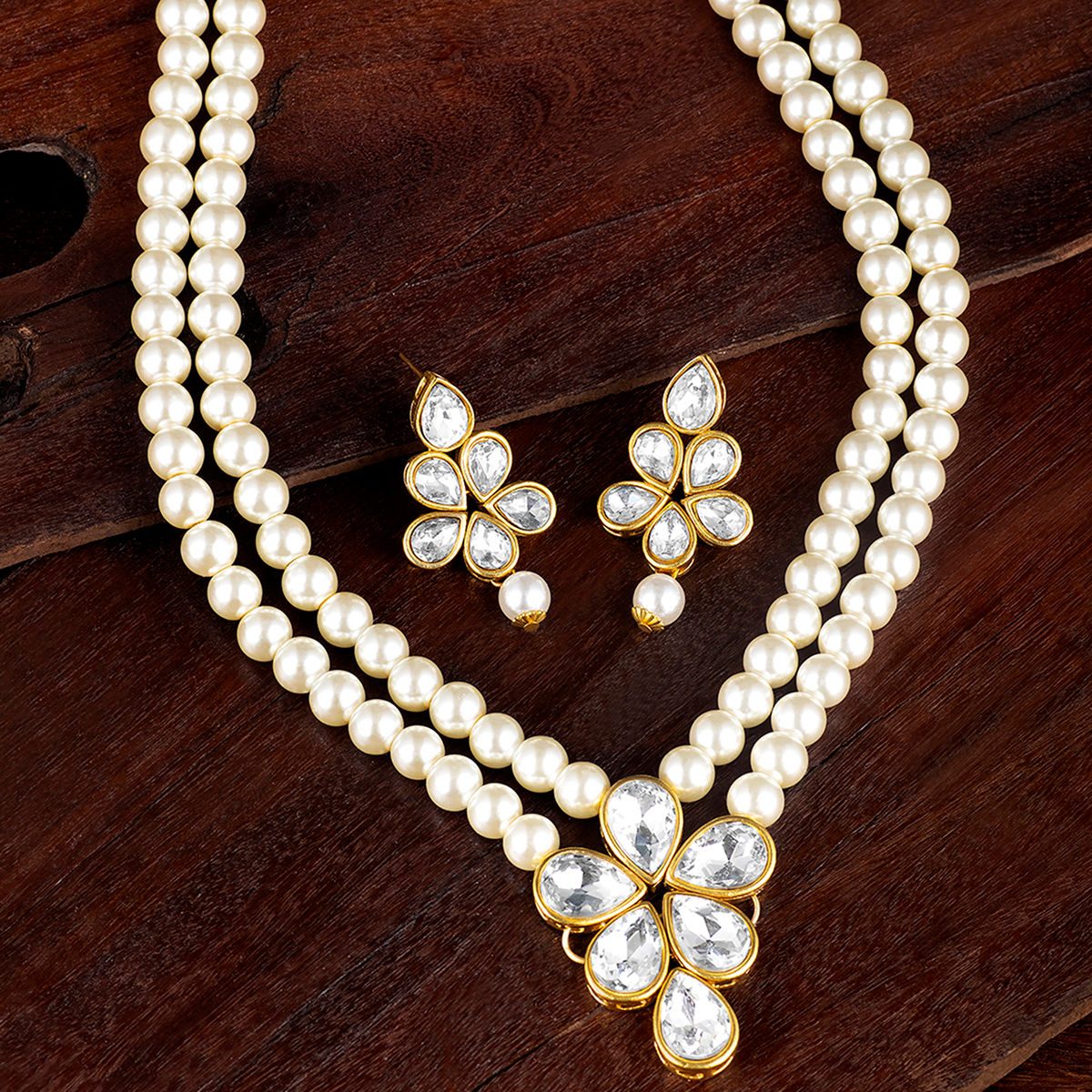 Victorian pendant pearls necklace | Indian jewelry – Haas Collections LLC