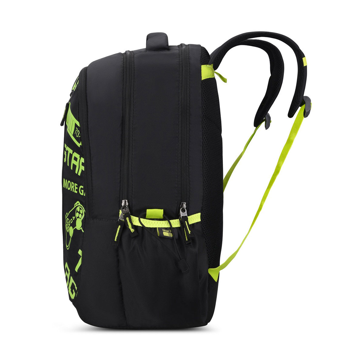 Buy Skybags New Neon 23-02 School Bp (H) Black Backpack Online