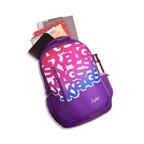 Buy Skybags New Neon 23-05 School Bp (H) Purple Backpack Online