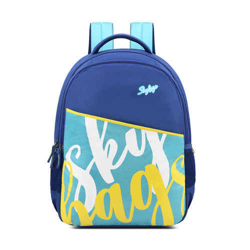 Buy Skybags Qube 01 School Backpack (E) Blue Online