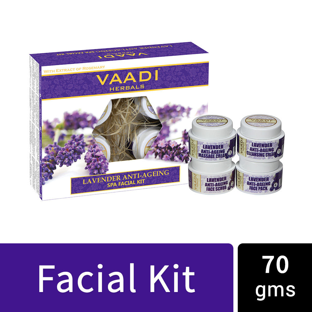 Vaadi Herbals Lavender Anti Ageing Spa Facial Kit