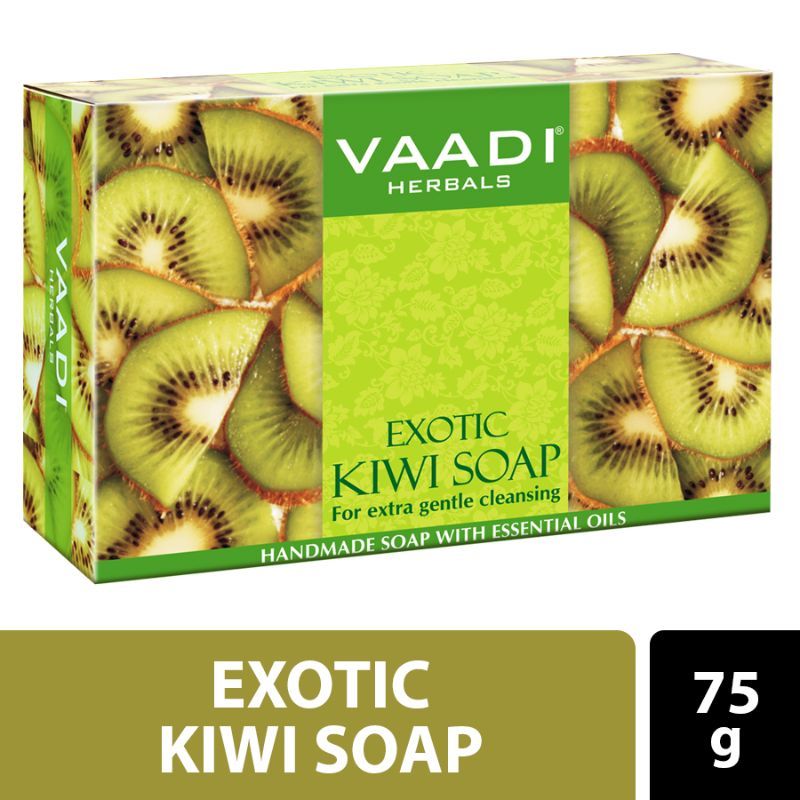 Vaadi Herbals Exotic Kiwi Soap For Extra Gentle Cleansing