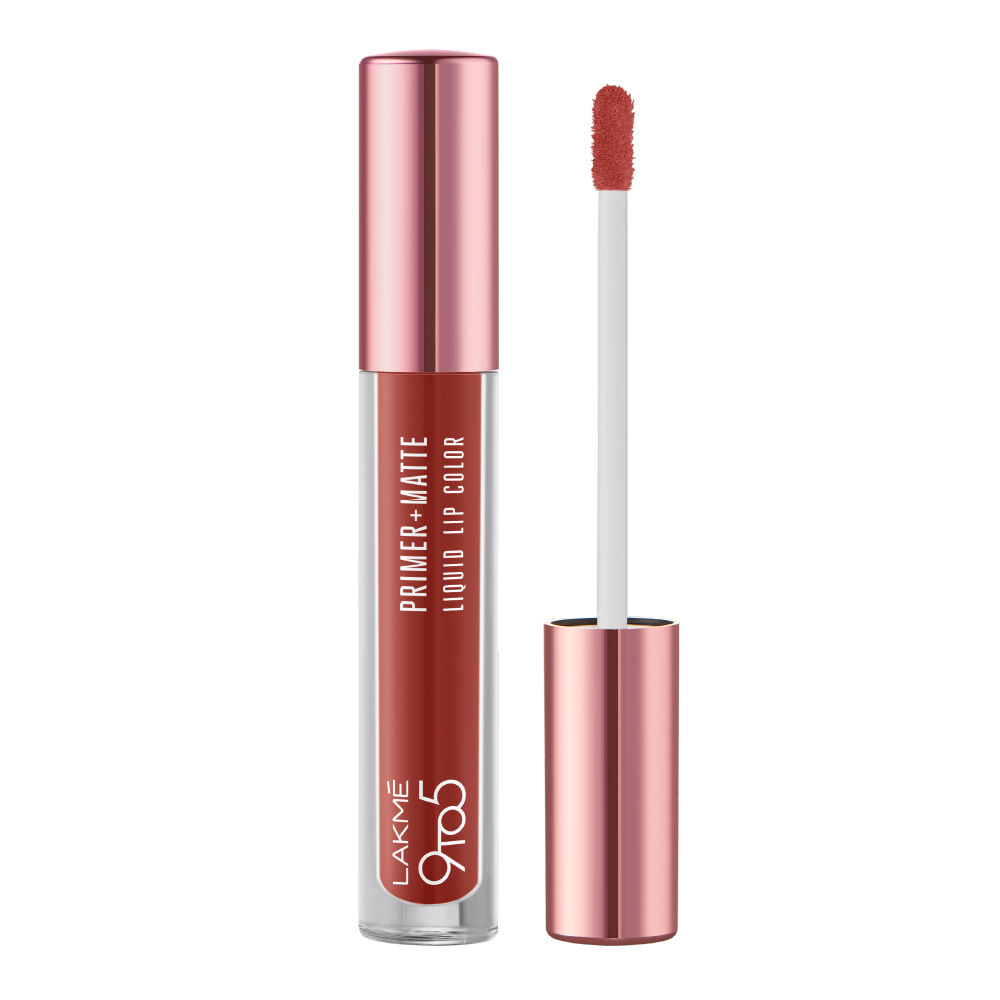Lakme 9to5 P + M Liquid Lip Color - MB4 Brick Nude: Buy Lakme 9to5 P + M  Liquid Lip Color - MB4 Brick Nude Online at Best Price in India | Nykaa