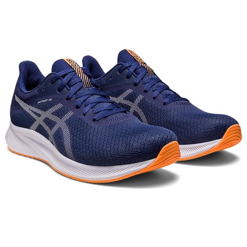 ASICS Patriot 13 Blue Mens Standard Width Running Shoes