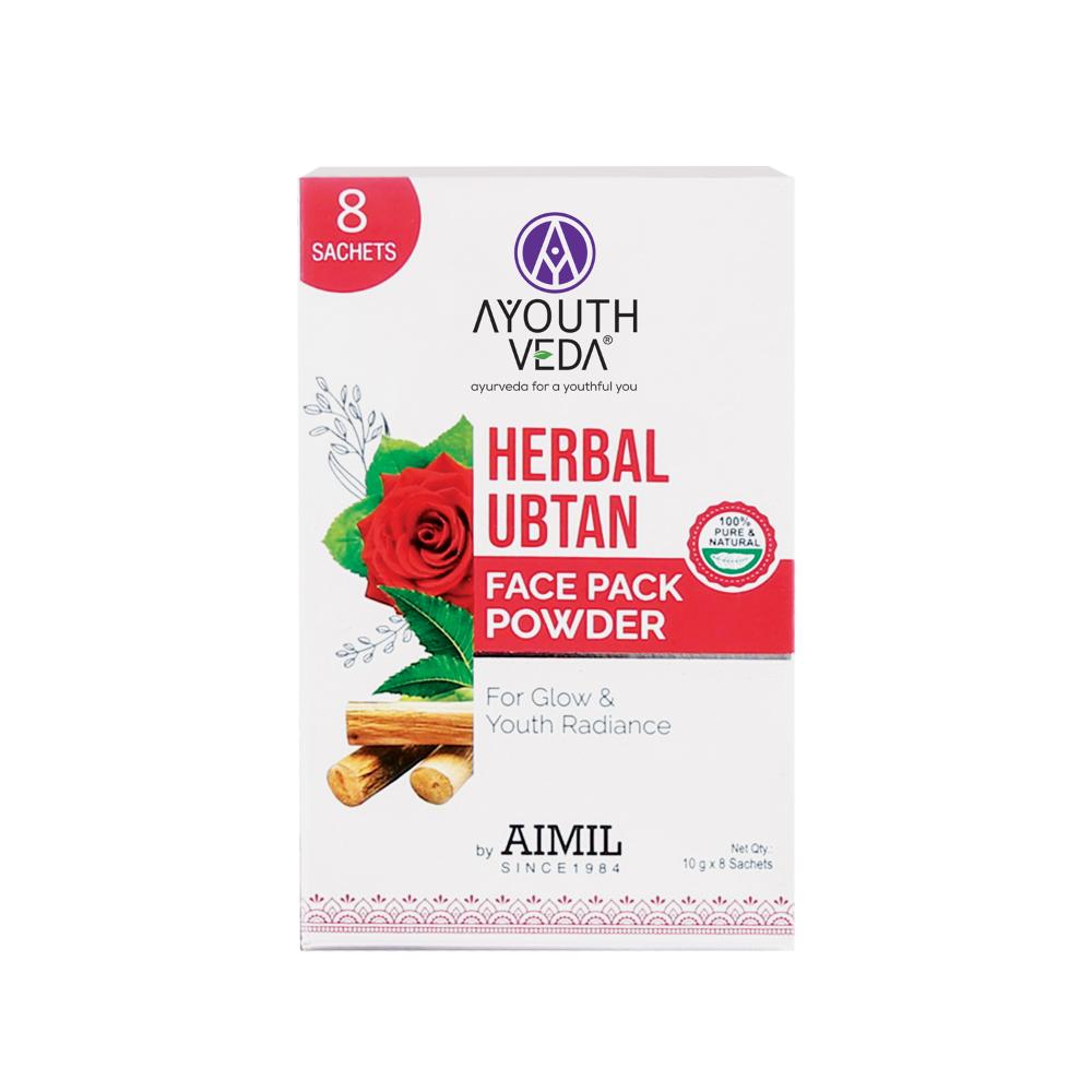 Ayouthveda Herbal Ubtan Face Pack Powder Fights Acne & Dark Spots for Glowing Skin