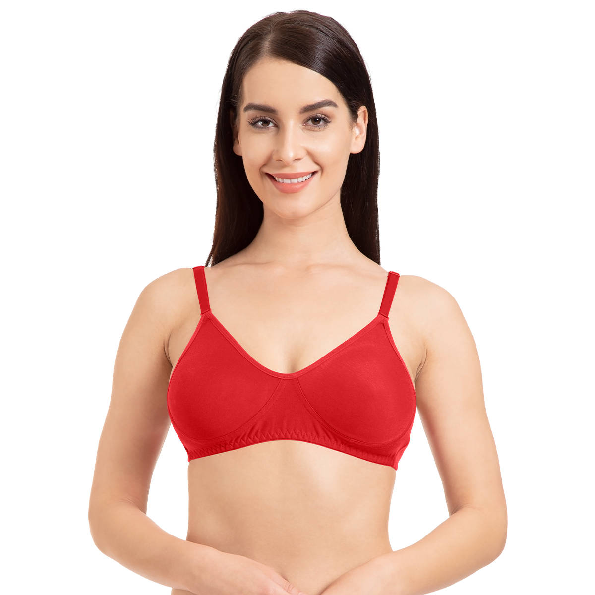 Tweens Concealer Non-Padded T-Shirt Bra - Red (32B)