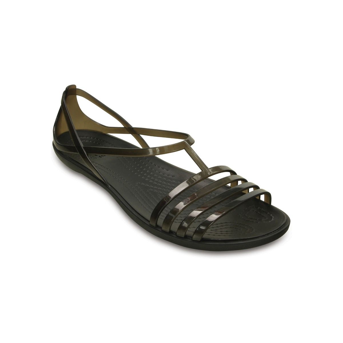 Crocs Isabella T-strap Sandal Womens Size 11 BLACK NEW | eBay