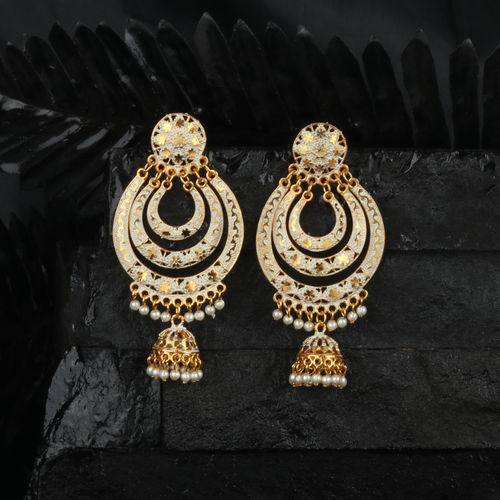 Buy Anika's Creations Traditional Gold Plated Enamelled Party Wear