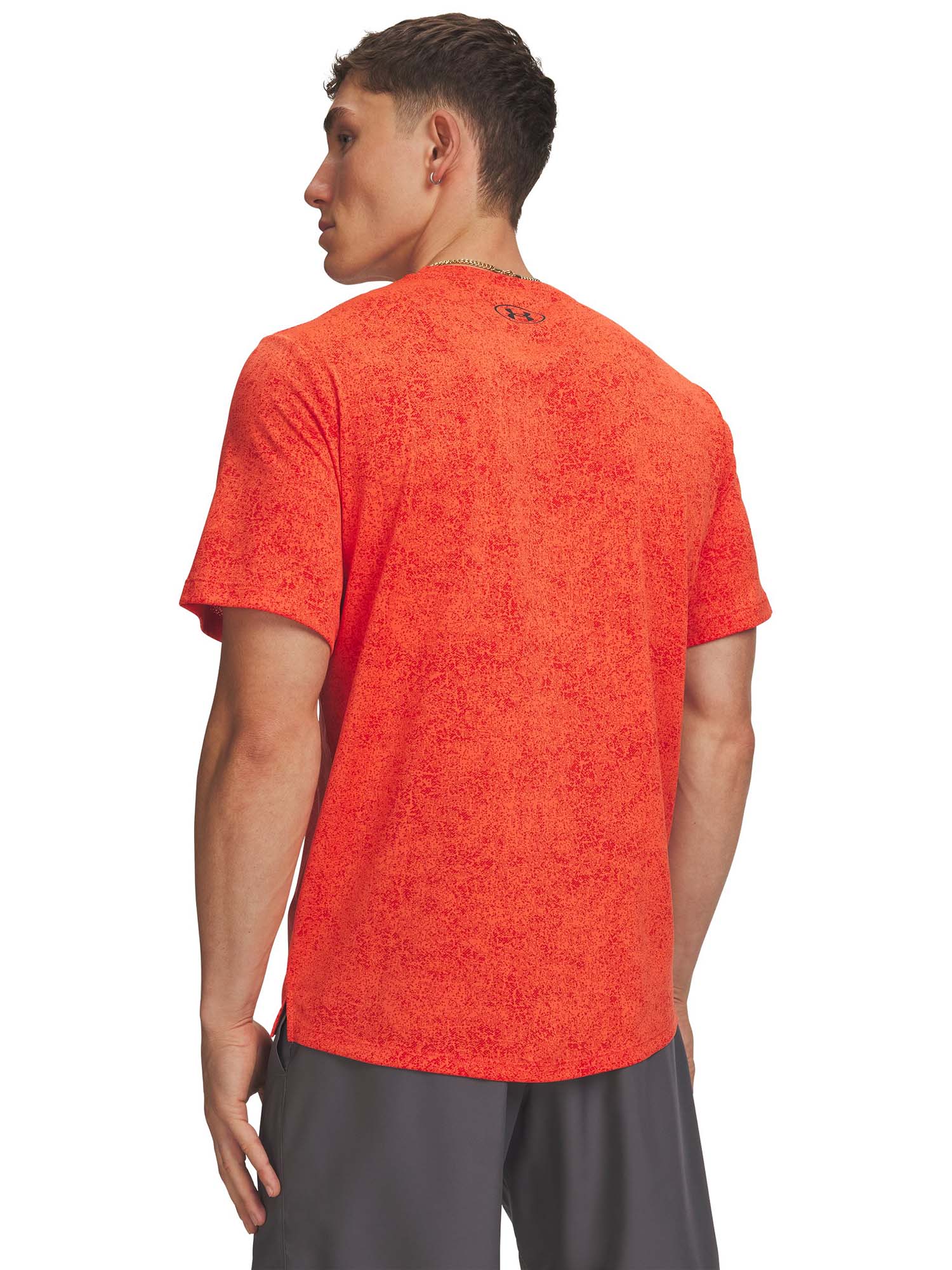 Buy Under Armour Men's Tech Half Sleeve Red T-Shirt Online