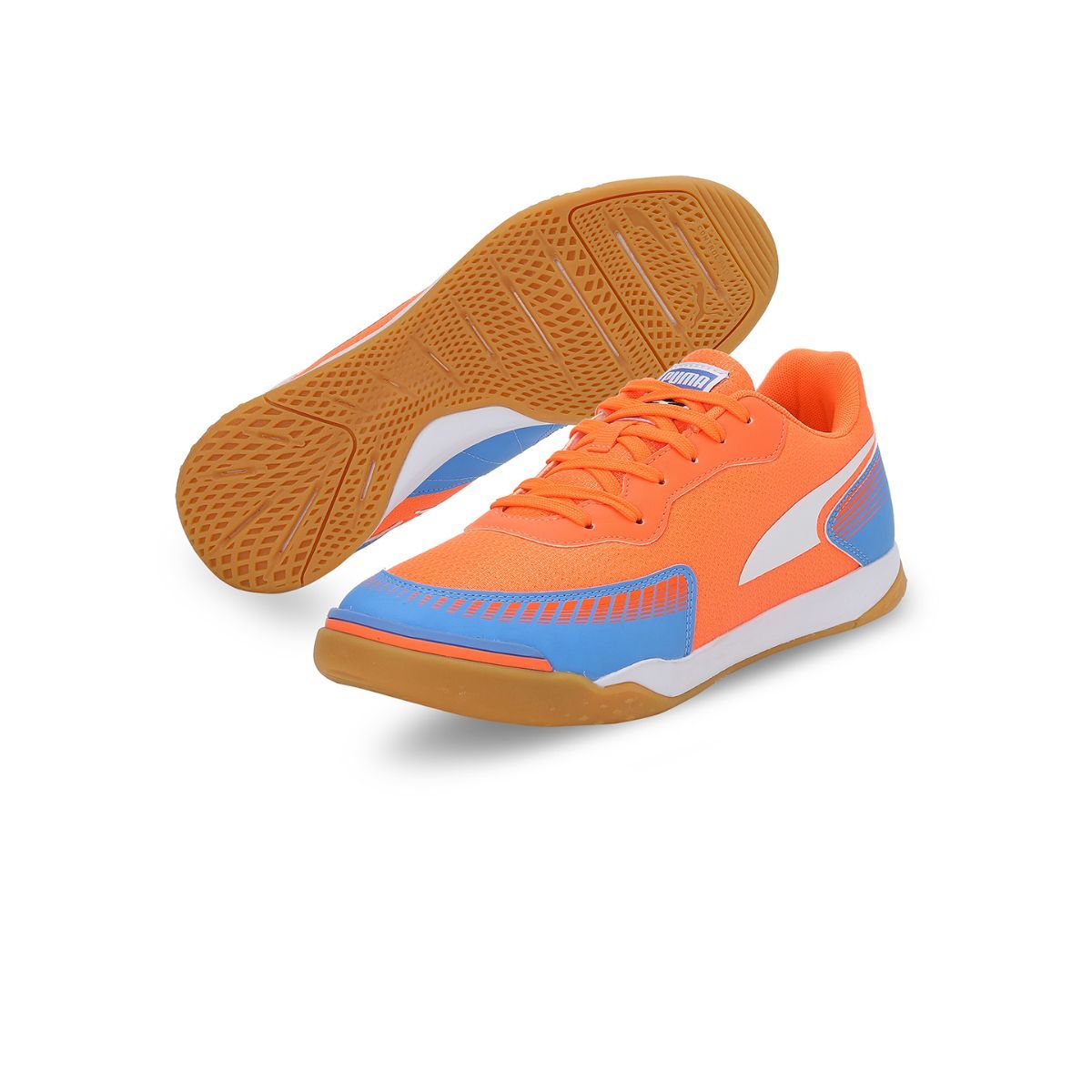 Puma PRESSING III Unisex Orange Badminton Shoes: Buy Puma PRESSING III ...