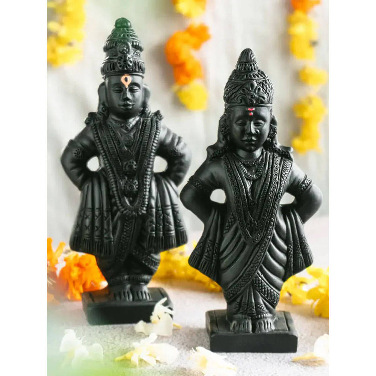 Amalfiee Ceramics Balaji Standing Sculpture Murti (Pack of 2)
