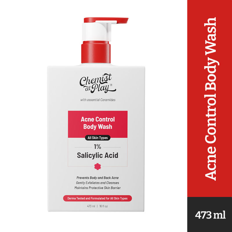 Chemist At Play Salicylic Acid Acne Control Body Wash For Back And Body Acne And Back Acne