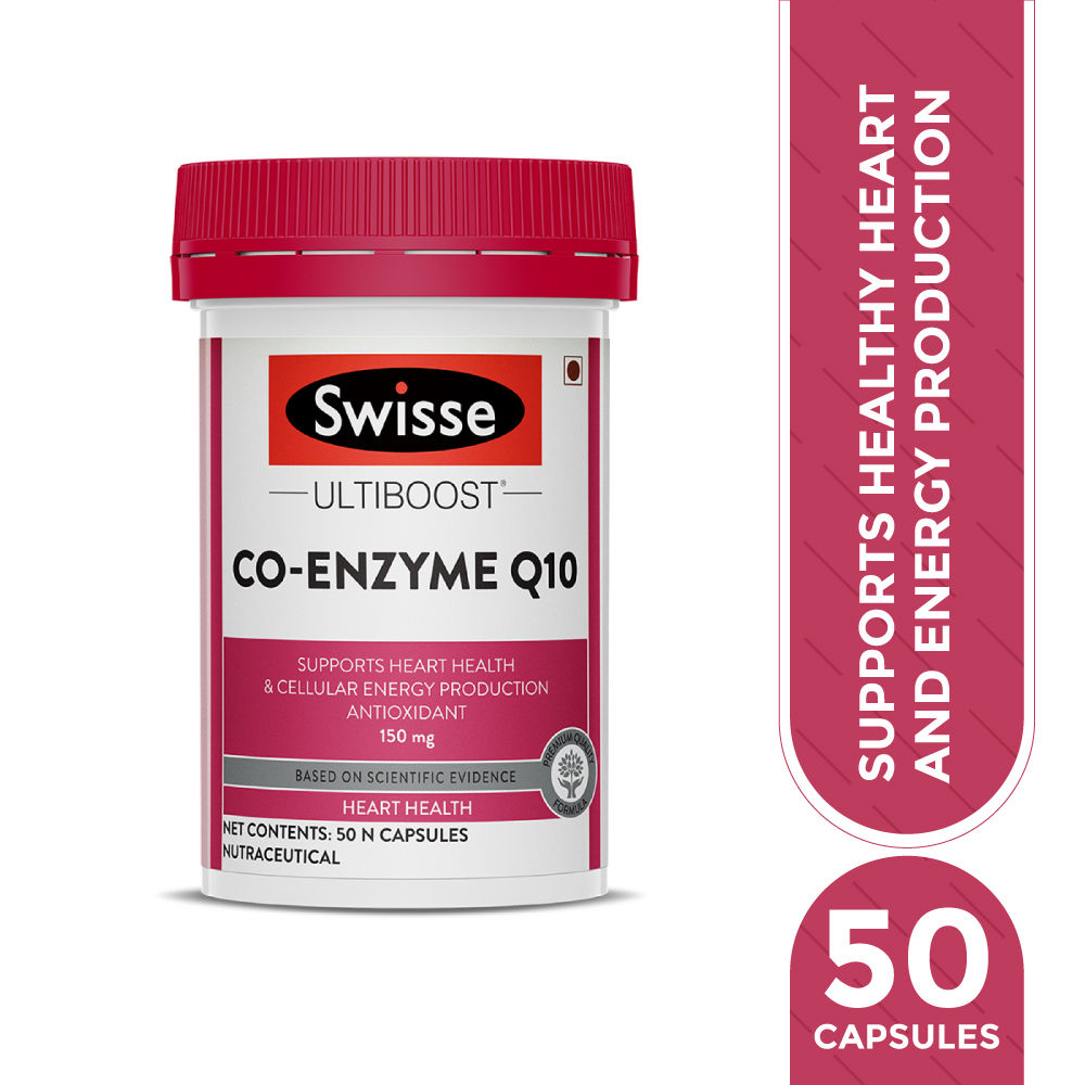 Swisse Co Enzyme Q - 10 Supplement for Healthy Heart & Energy Metabolism