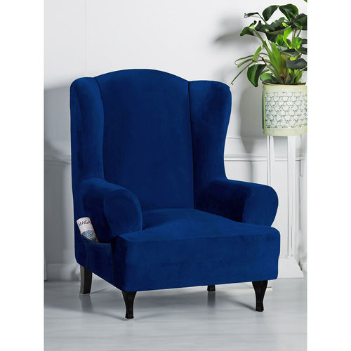 Velvet Navy Blue Chair Cover Turkish Dining Chair Covers Navy Blue